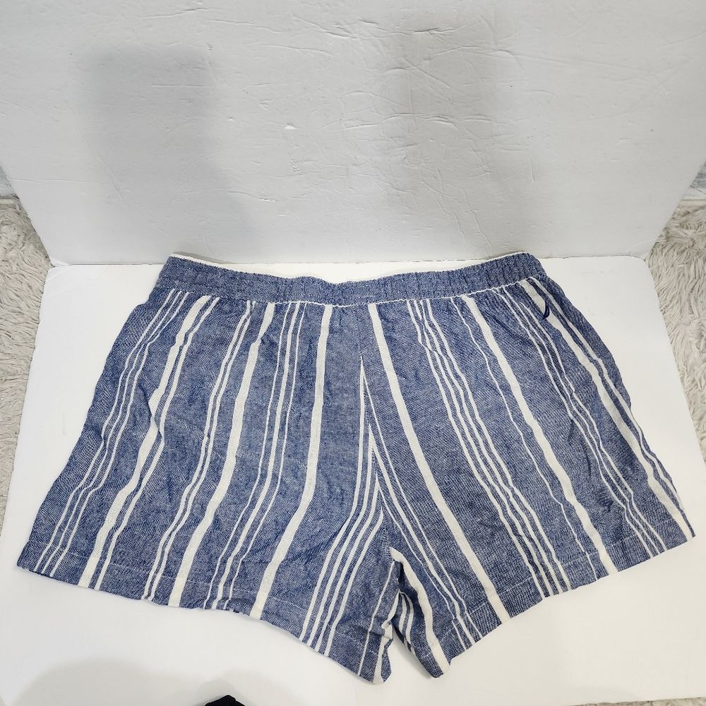 5x$25 Nautica linen blend stripe  5 " shorts size XL - Picture 8 of 11
